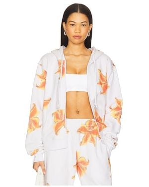 Juliet Johnstone Zip-Up Hoodie - White