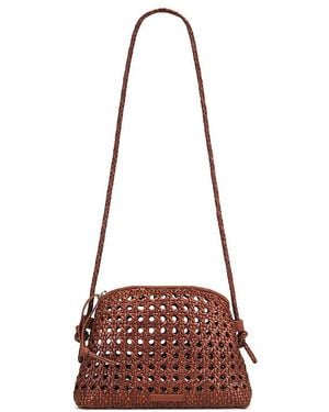 Loeffler Randall Mallory Woven Crossbody Bag - Red