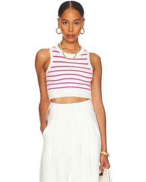 superdown Phoebe Ultra Crop Vest - Red