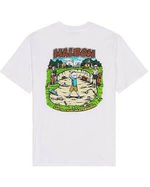 Malbon Golf Shirt Bermuda - Weiß