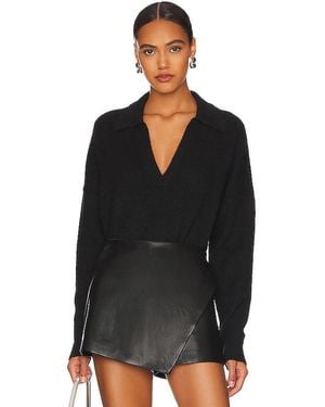 Central Park West Strick Marti Polo - Schwarz