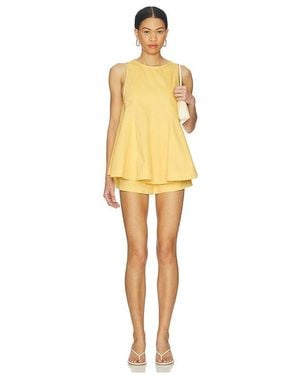Free People Conjunto Cassius En Color Amarillo Talla (También En Xs, S, M, Xl)