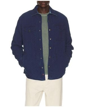 Faherty Reversible Bondi Jacket - Blue