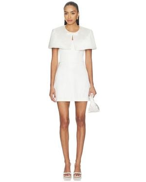 Amanda Uprichard Elyna Capelet Dress - White