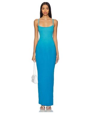 Cotton Citizen Verona Spaghetti Maxi Dress - Blue