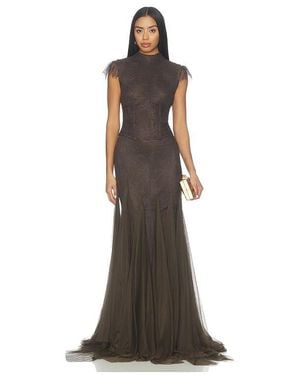 De La Vali Zephyra Maxi Dress - Brown