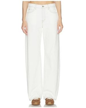 GRLFRND Austen Low Rise Curve - White