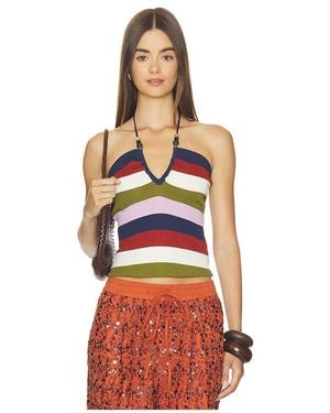 Essentiel Antwerp Jellie Sleeveless Knit Top - Red