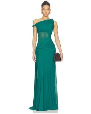 Misha The Sisal Mesh Dress - Green