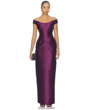 Solace London Pieta Maxi Dress - Purple