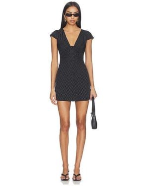 MORE TO COME Noa Mini Dress - Black