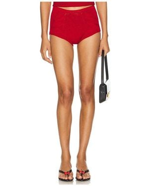 nastyamasha Shorts Knitted Mini - Rot
