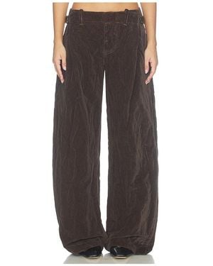 Free People Holding Onto This Trouser - Brown