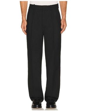 Jonathan Simkhai Julian Pleated Trouser - Black
