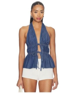 Lovers + Friends Juni Top - Blue