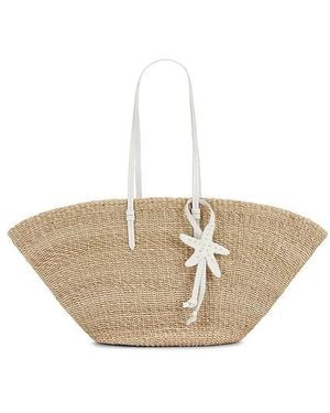 Poolside The East West Charm Tote Bag - White
