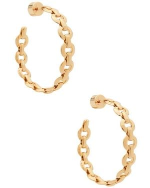 Jennifer Fisher Link Baby Hoop Earrings - Metallic