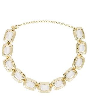 petit moments Giovana Statement Necklace - Metallic