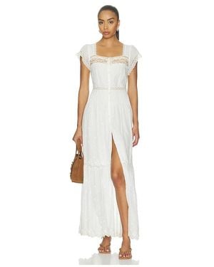 LoveShackFancy Vestido Georgine En Talla (También En 4) - Blanco