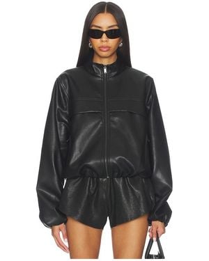 superdown Kaelynn Faux Leather Jacket - Black