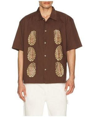 Rhythm Mirissa Relaxed Shirt - Brown