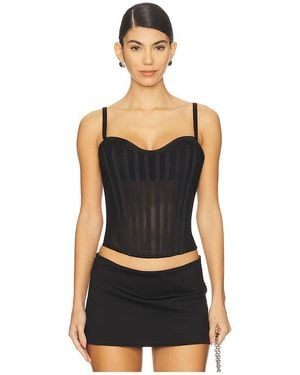 Nbd Maria Corset Top - Black