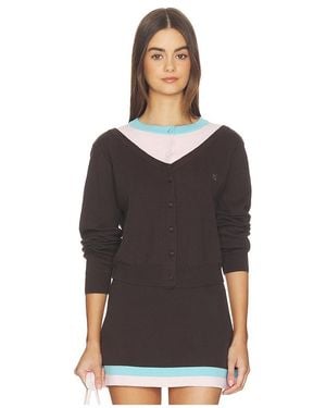 Kate Barton Illusion Layered Cardigan - Black
