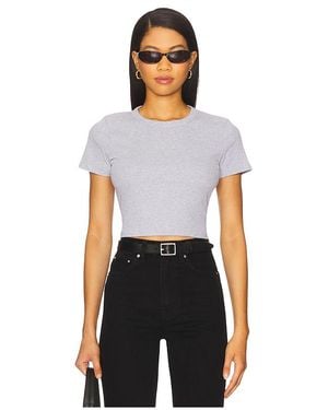 Leset Kelly Crop Slim Fit Tee - White