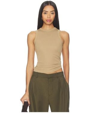 AYA MUSE Jersey High Neck Tank - Green