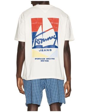 Tommy Hilfiger Relaxed Sailboat Tee - Blue
