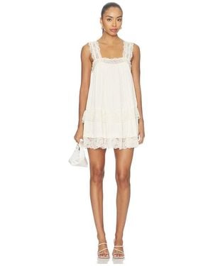 Free People Kleid Forever Yours - Weiß
