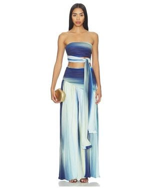 Maylé Vásquez Caliente Crop Top - Blue