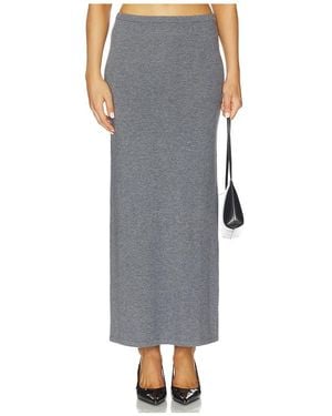 L'academie Torrey Maxi Skirt - Grey