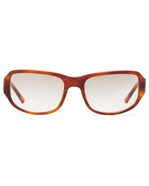 Lu Goldie Cleo Sunglasses - Brown