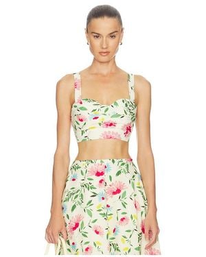 Astr Myria Top En Color Amarillo Limon Talla (También En Xs, S, M, Xl) - Blanco