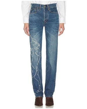 Polo Ralph Lauren Rigid Denim Straight Leg - Blue
