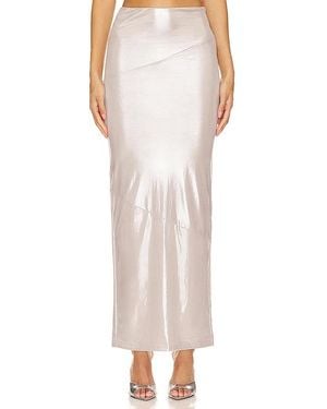 superdown Lucia Column Skirt - Metallic