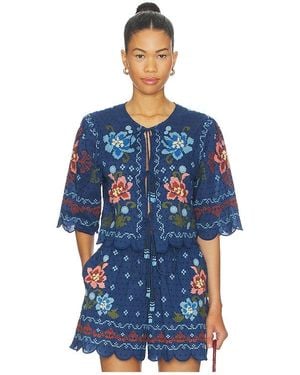 FARM Rio Blouse Top - Blue