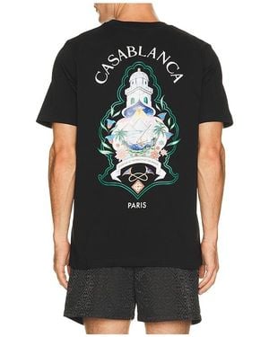 CASABLANCA Classic T-Shirt - Black