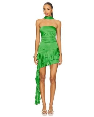 Runaway the Label Alba Mini Dress - Green