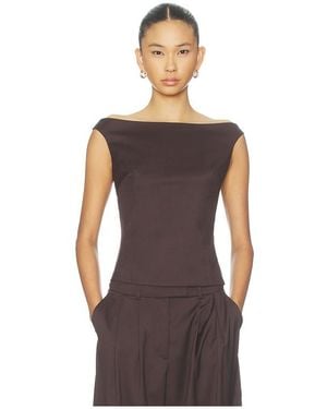 Remain Off Shoulder Suiting Top - Multicolour