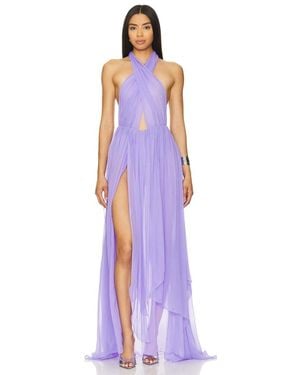 retroféte Abendkleid Ina - Lila