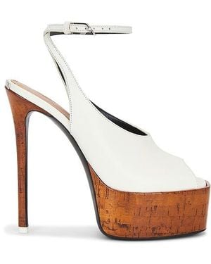 The Attico Ornella 140 Sandal - White