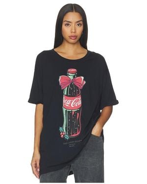 The Laundry Room Coca-Cola Bow Oversized Tee - Black