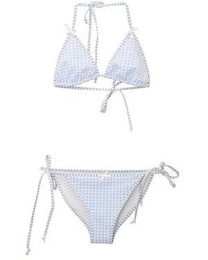 LoveShackFancy Tween Dannie Bikini - White