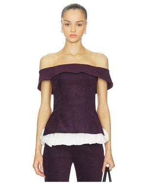 Maude Club Oberteil Ivy - Weiß