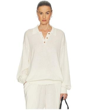 Helsa Dalisay Oversized Polo - White