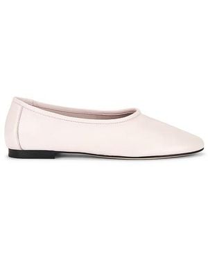 BY FAR Prudence Ballet Flat - White