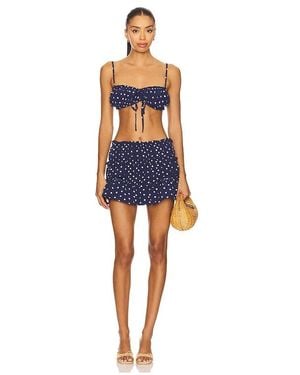 MORE TO COME Mandy Mini Skirt Set - Blue