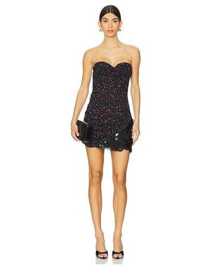 Des Phemmes Drapiertes Bustierkleid - Schwarz